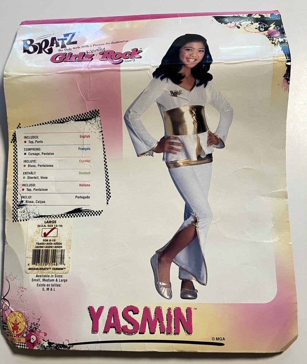 Rubie's Bratz Yasmin Girl's Halloween Costume Large (12-14)/8-10 Years.